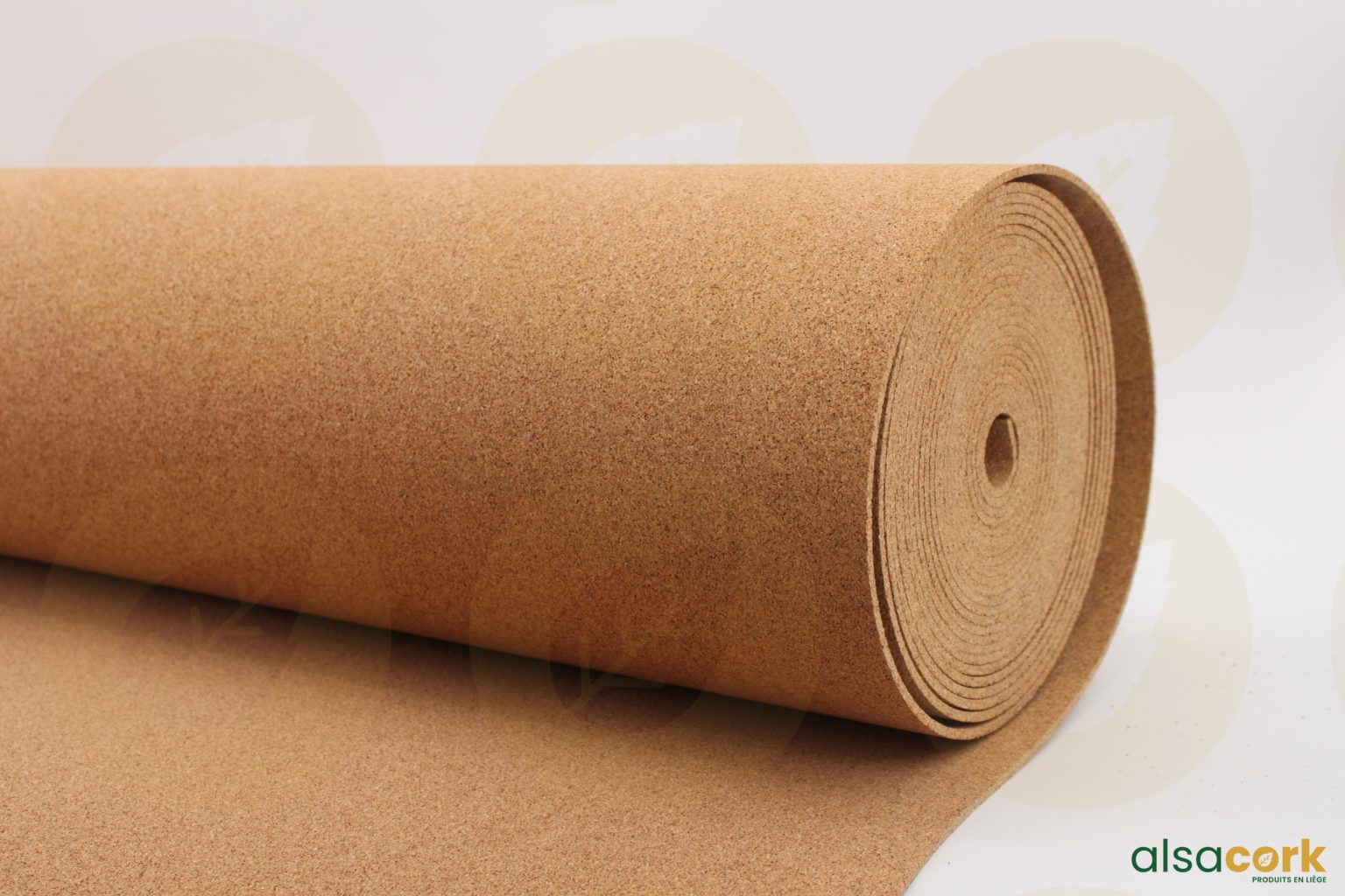 Rouleau liège et gomme pour sous-couche isolante sol - épaisseur 10 mm rouleau de 6 m²